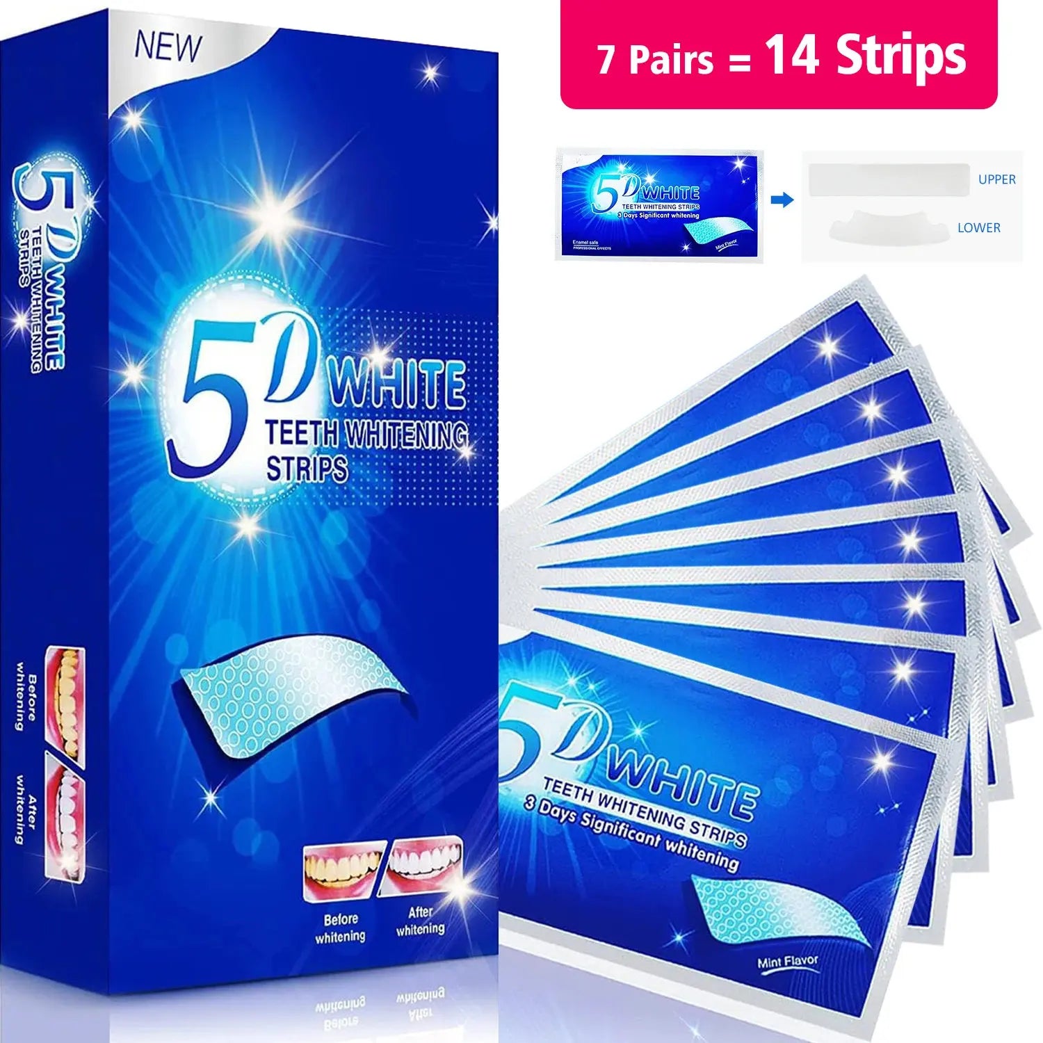 Teeth whitening strips
